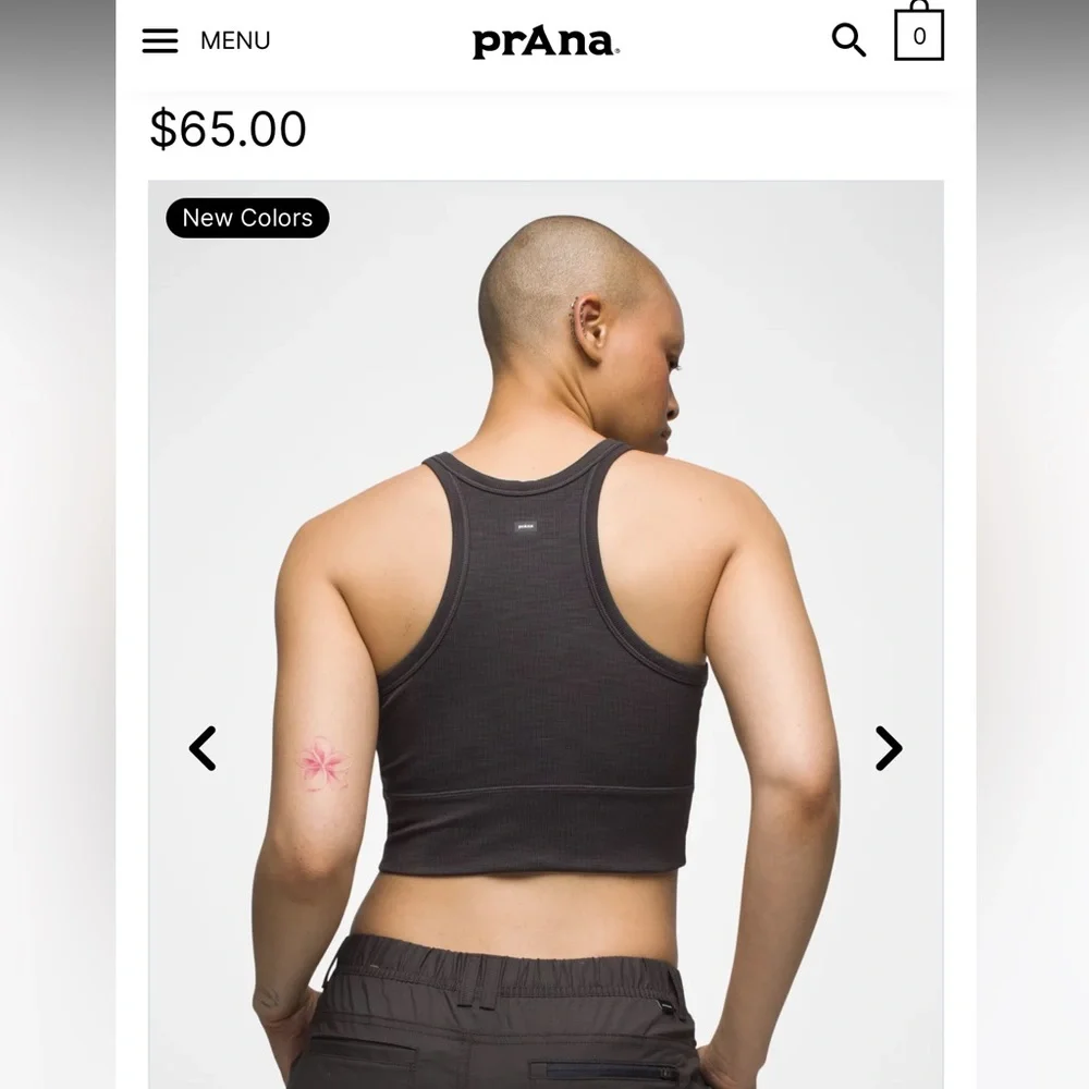 NWT- PRANA- Becksa™ Bralette- Heathered Maroon-‎ XL - Picture 5 of 16